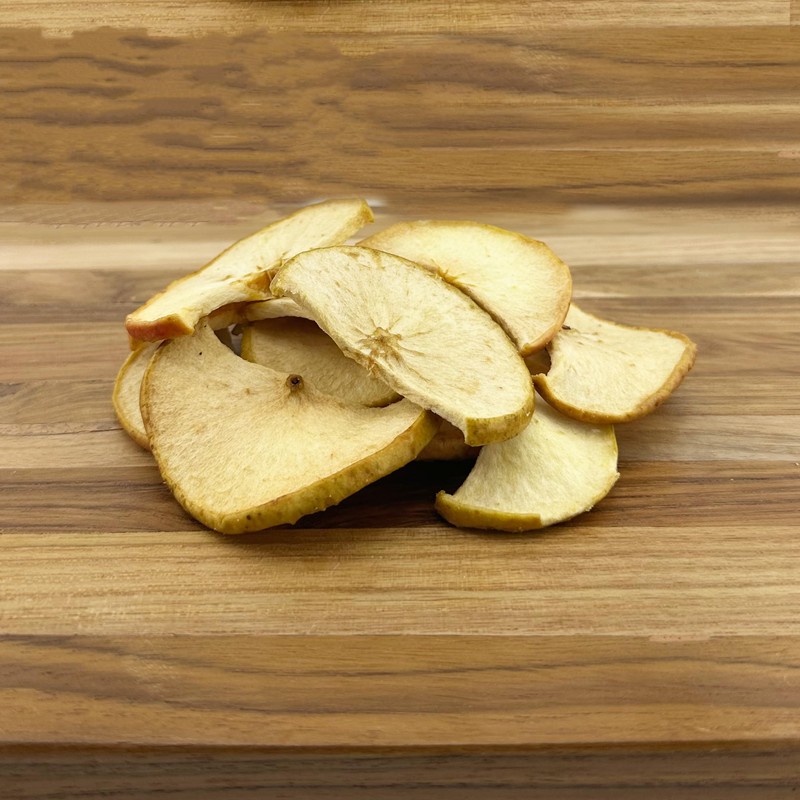 Fried Natural Apple Chips, No Added Sugar or Color, 2.2
