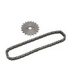 428 19T 17mm Sprocket with 428 60 Links Chain Steel