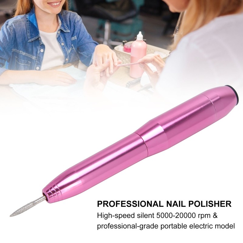 Nail Drill Pen Aluminium Alloy Nail Grinding Machine Electric Polishing