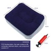 Cushion for Footrest, Flocking, Comfortable Inflatable Cushion with Footrest and
