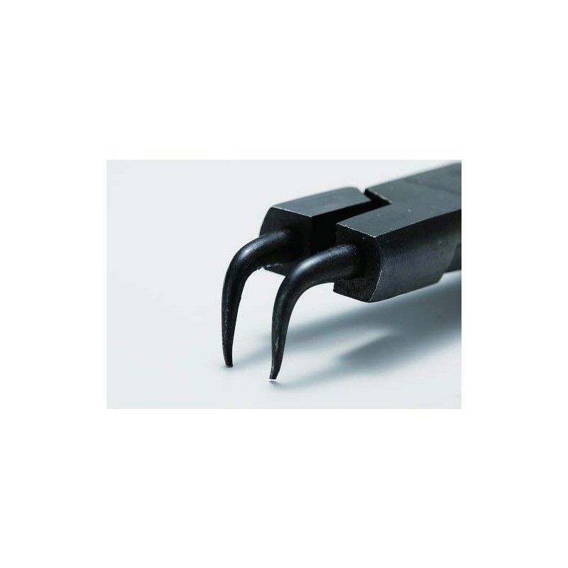 TRUSCO(トラスコ) スナップリングプライヤー 孔用 Φ1.0 曲爪50型 50-1B