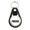 Huuraa Keyring Press Lettering Pendant Size with Motif for Journalists