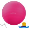 Fitvids Anti-Burst and Slip Resistant Exercise Ball for Yoga, Fitness,