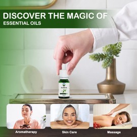 NPOW Tea Tree Oil - Tea Tree Essential Oil for Skin, Hair, Nails - Tea Tree Oil for Acne, Pure Teatree Oil, Tea Tree Oil for Nail Fungus, 100% Tea Tree Oil for Face & Hair Health - 10ml