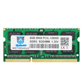 PC3L 12800S DDR3L 1600MHz 8GB SODIMM 1.35V/1.5V RAM 204-Pin Memory Upgrade for MacBook Pro, iMac, Mac mini/Server