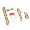 G3/4 Brass Quick Water Intake Valve Key Brass Quick Coupler