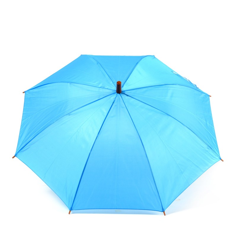 Jollybrolly Sky Blue Straight Stick Lightweight Auto Open Umbrellas- 65cm