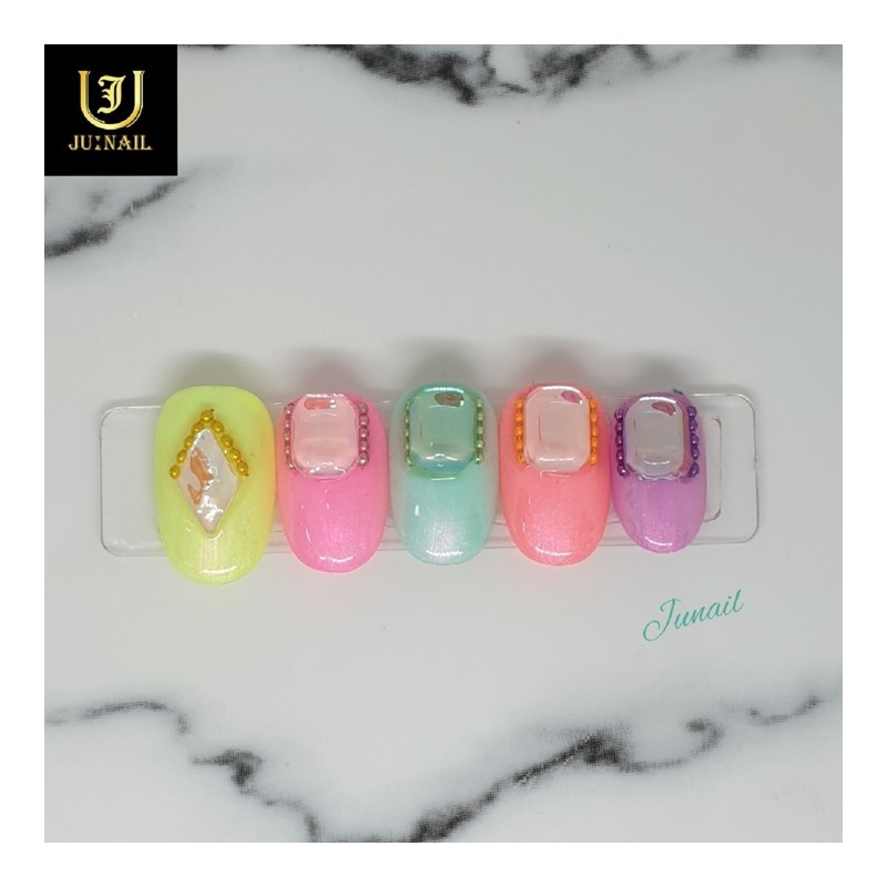 Sweet 18 year old handmade nail tips - Long Almond