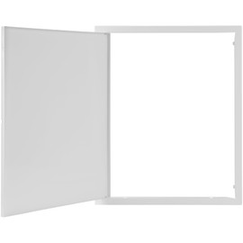 Repa Market 16 x 20 Inch Access Panel for Drywall/White Powder Coated Steel Wall Hole Cover/Door Panel/Cover Plates with Latch – Service Hatch/HVAC Access Door for Plumbing, Electrical Use