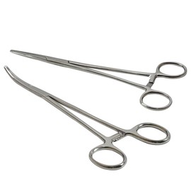 AAED 2 Different Types of Stainless Steel Tweezers Stainless Steel Scissors Pet Grooming Scissors 12.5cm