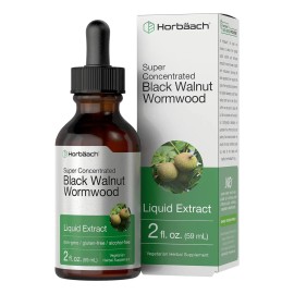 Horbaach Ajenjo De Nogal Negro Wormwood Black Walnut 59 Ml Sabor S/n