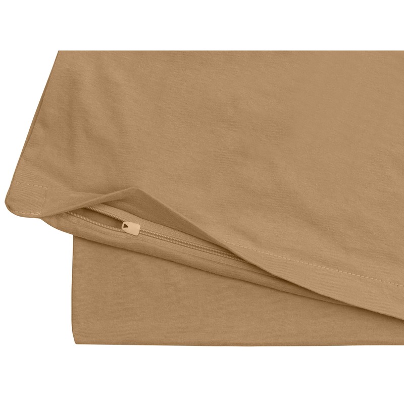 Npluseins 1331.1812 Cotton Pillowcases, Jersey, Various Colours, Pack of 2