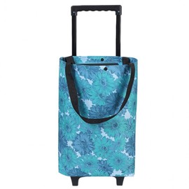 Large Capacity Market Shopping Cart with Wheels - Ideal for Groceries, Camping & More Shopping Animal Character