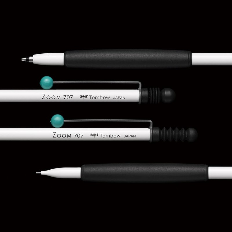 Tombow Mechanical Pencil ZOOM 707 0.5mm White Green with Gift