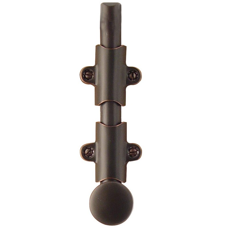 Emtek 8511 6" Solid Brass Surface Bolt with Strikes and