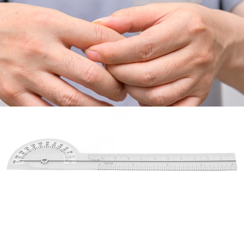 Finger Goniometer, Angle Protractor Ruler, Goniometer Joint Range Motion Protractor
