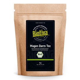 Magen-Darm Tee Bio 100g - Magentee - Darmtee - Abgefüllt und kontrolliert in Deutschland - Biotiva