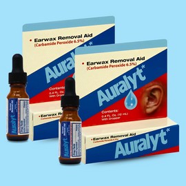 Menper Auralyt Earwax Removal Aid 12ml - Safe & Effective (2-Pack)