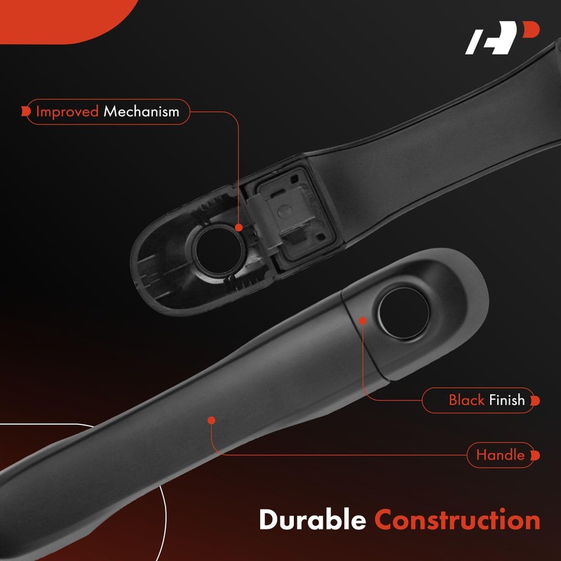 A-Premium Front Left Driver Side Exterior Door Handle with Keyhole