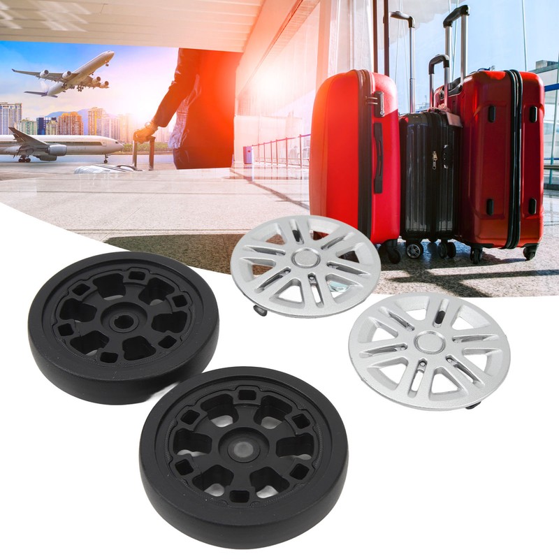 4 Pcs Suitcase Replacement Wheels Silent Rolling Universal Luggage Wheels