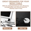 QINGYIWL 6 Pieces Cable Grommet Desk, 60 mm Cable Pass