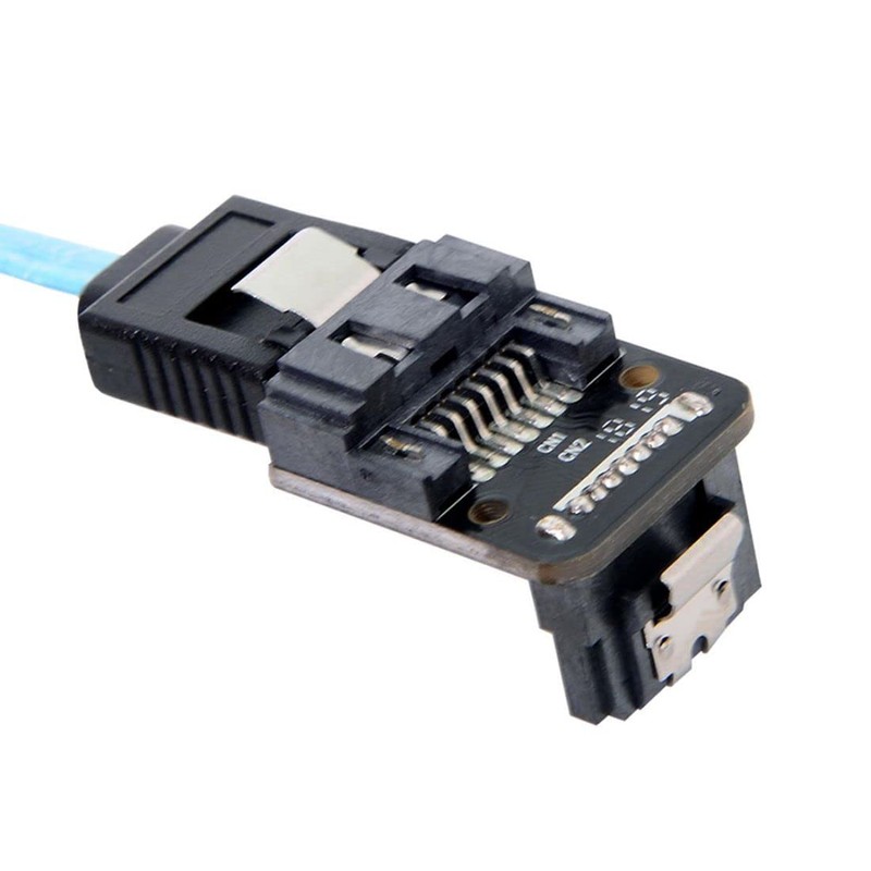 chenyang SATA 7Pin Female to 7pin Male 90 Degree Angled