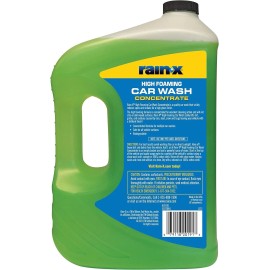 Rain-X Car Wash Shampoo High-Foaming Concentrated Formula Attacks Spots Streaks 100 oz