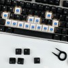 120 PCS Mechanical Keyboard Replacement Blue Switches, 3 pin Clicky/50gf