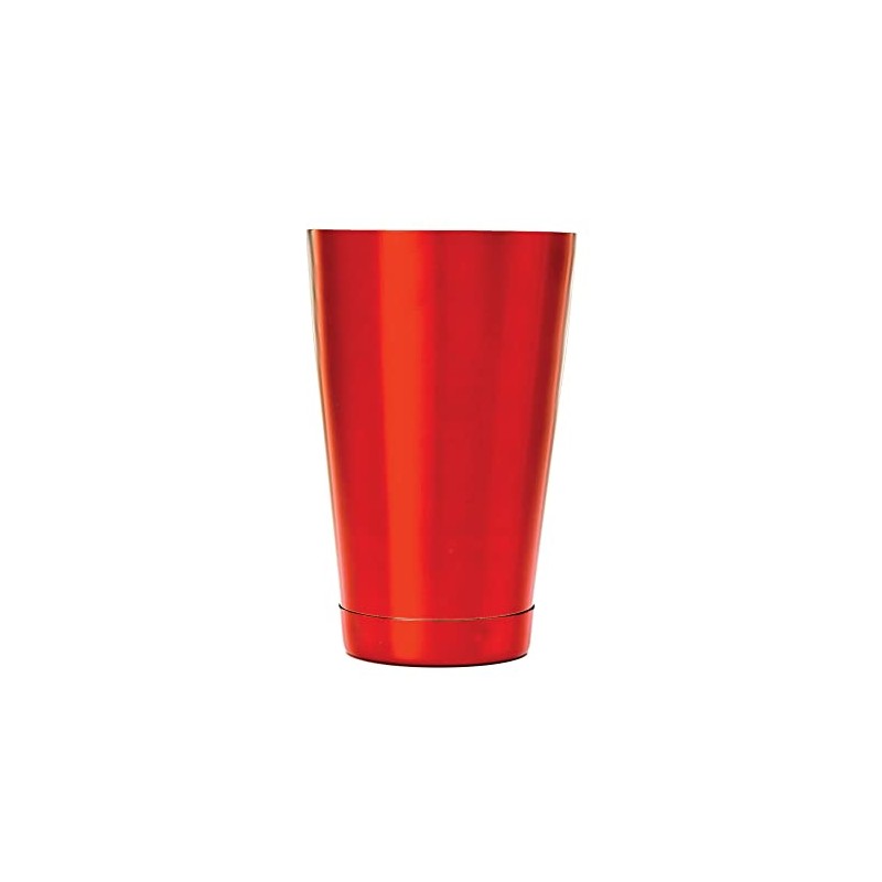 Barfly Cocktail Tin, Small 18 oz (532 ml), Red