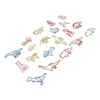 100pcs Colorful Paper Clips 20 Cute Shapes Stable Clamping Lightweight