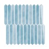VEELIKE Blue Long Hexagon Peel and Stick Tile Backsplash 6