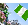 Large Nigeria Flag,3x5 FT Nigerian 75D Outdoor Banner,Nigerians Decor for