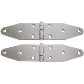 SeaLux Marine Boat Stainless Steel Heavy Duty Strap Hinge 7-1/8"x 1-5/8" (2 Piece)