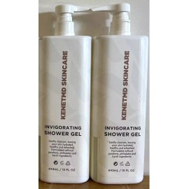 kenetmd 2 Bottles KenetMD Skincare Invigorating SHOWER GEL 15oz in Each - Made for Hyatt