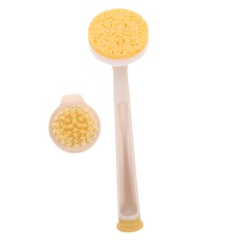 KICHOUSE 1 Set Kitchen Dish Brush Scrub Cleaning Brush with Handle and Replacement Heads Dish Scrubber for Kitchen Room Cleaning Supplies