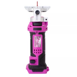 The Original Pink Box 20V Cordless Rotary Cut-Out Tool With ¼” Collet, Pink - Bare Tool (No Battery)