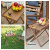 Klabelle Folding TV Tray Table - Portable Camping Side Tables