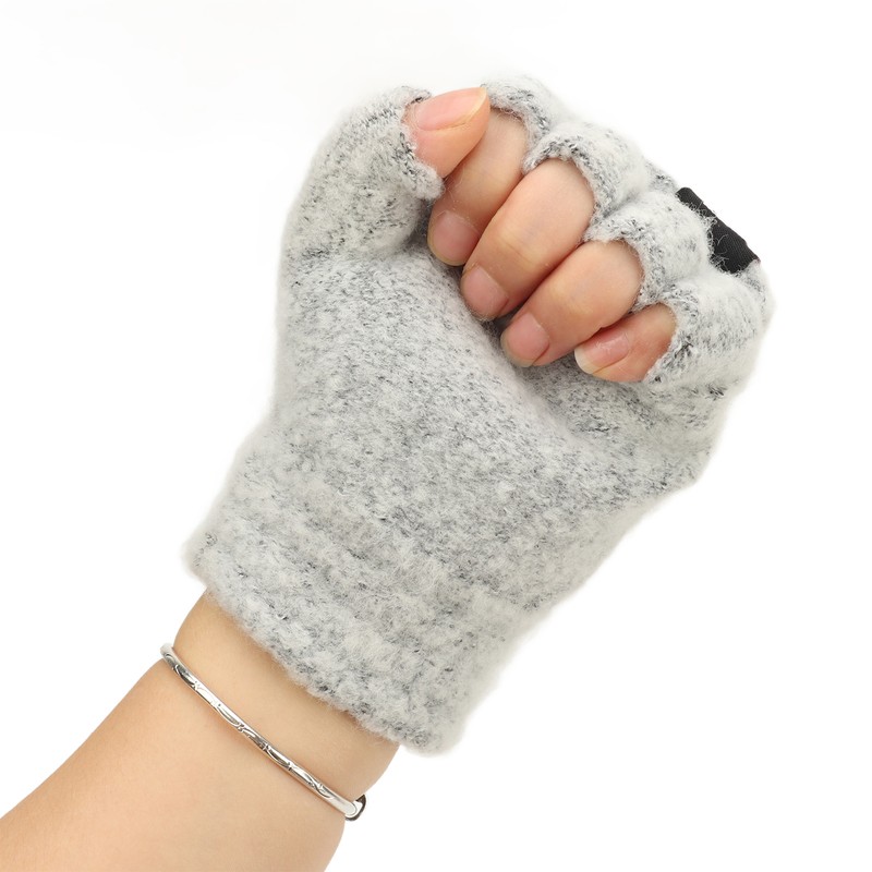 1Pair USB Heated Gloves Adjustable Temperature Electric Heated Gloves for