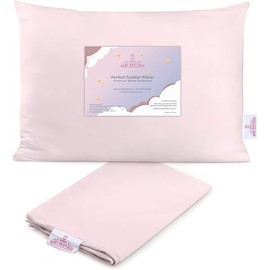 Kona's Perfect Pink Toddler Pillow - Softest Pillowcase - 13 x 18 Inch - Ages 2-3