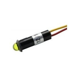 Pilot with LED 5 mm - Yellow