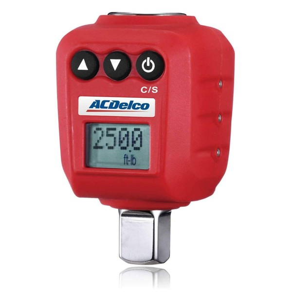 ACDelco 1/2” Digital Torque Adapter (25 to 250 ft-lbs) with Audible, LED Alert ARM602-4A