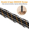 Masonry Drill Bit Set 1/4" (10PCS) - Cement Drill Bit,