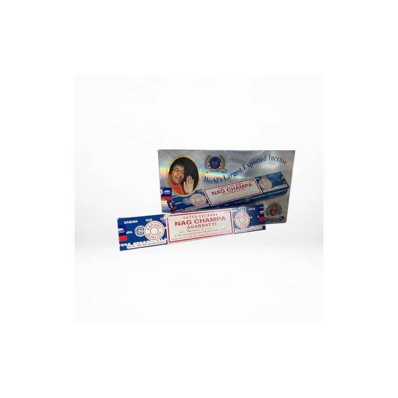 Satya Sai Baba Nag Champa Incense (15 Gram Box) (2)