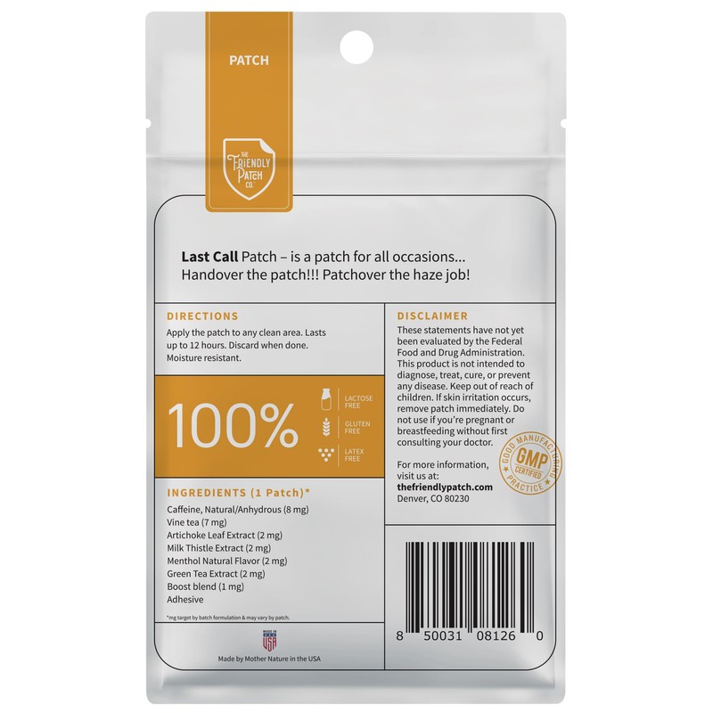 The Friendly Patch Last Call Patch - Late Night Out