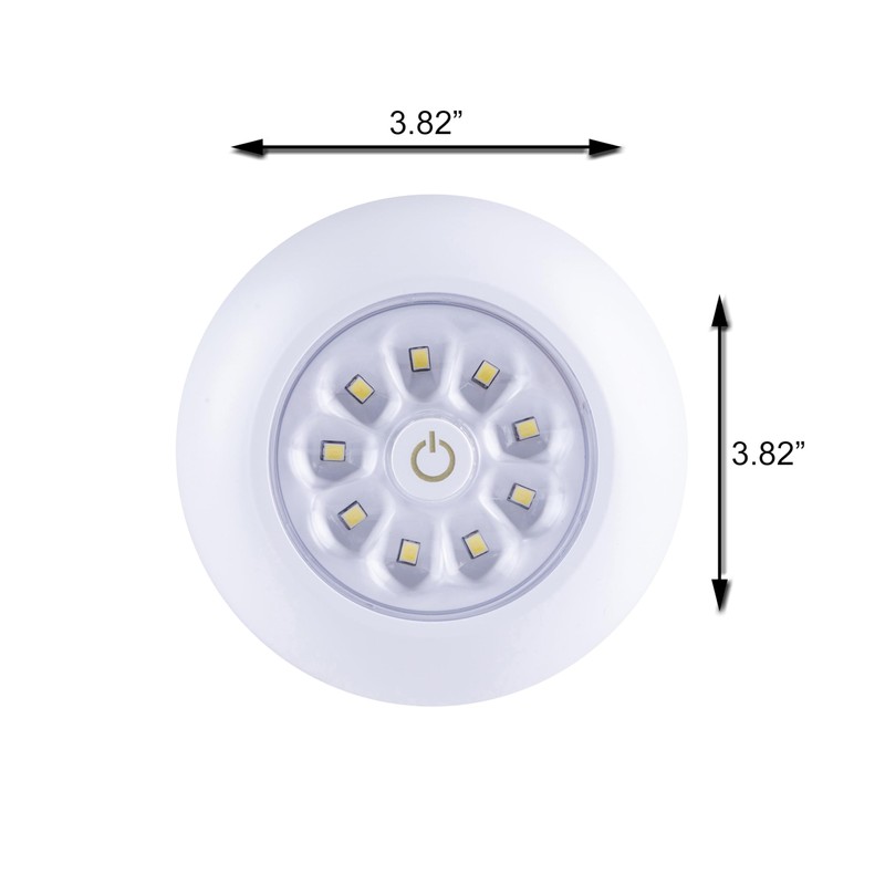 LIGHT IT! by Fulcrum, 30015-308 9-LED Anywhere Light XB, White,