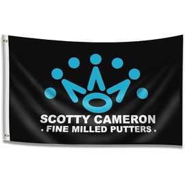 LCFHOME Scotty Camerons Flag Banner Golf putters Wall Hanging Flag(3x5ft/90x150cm,Vivid Color,150D Anti-Fade Polyster,HD Printing) For Workshop Warehouse Office Dorm Living Room Bedroom Decor