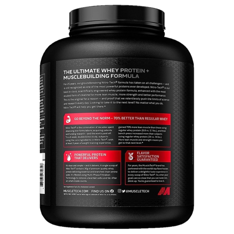 MuscleTech NitroTech Performance Series Whey Isolate Chocolate 4lb