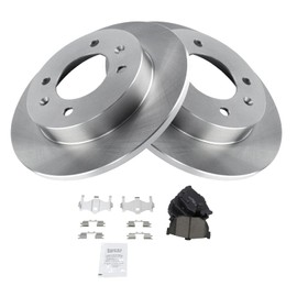 Rear Premium Posi Ceramic Disc Brake Pad & Rotor Kit for Hyundai