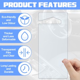 Cinnvoice 5 Pcs Handicap Placard Holder Clear Plastic Sleeve for Handicap Placard Disability Placard Holder for Car Disabled Parking Permit Holder Handicap Parking Placard Handicapped Car Tag Cover