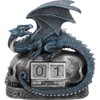 Nemesis Now Blue Dragon and Skulls Year Keeper Gothic Calendar